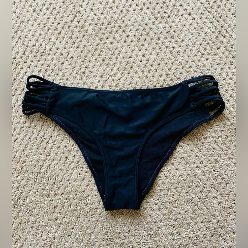 Hollister Swim Black Bikini Bottoms